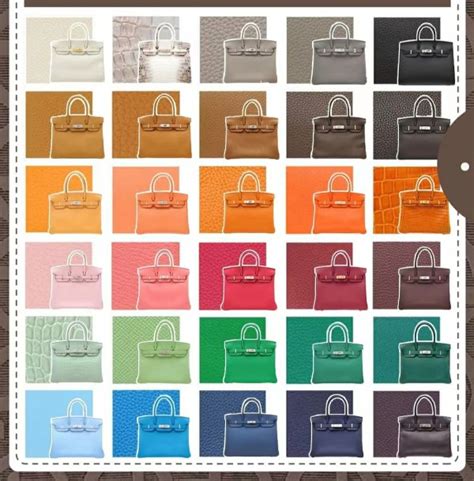 kelly colours hermes|Hermes birkin color chart.